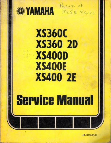 1979 yamaha motorcycle xs360c,xs400d,xs400e lit-11616-01-47 service manual (401)