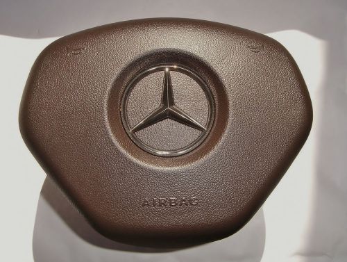 2012 2013 2014 mercedes c cls glk e cla a &amp; b class driver airbag  (brown) new*