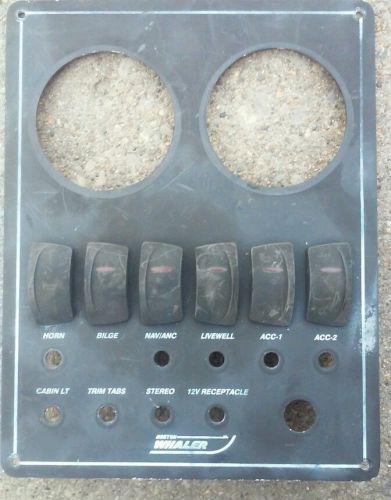 Boston whaler switch panel &amp; fuse panel with switches oem outrage 2006