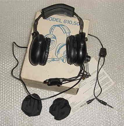 810.50, nos aircraft / aviation acoustic dynamics pilot / copilot headset