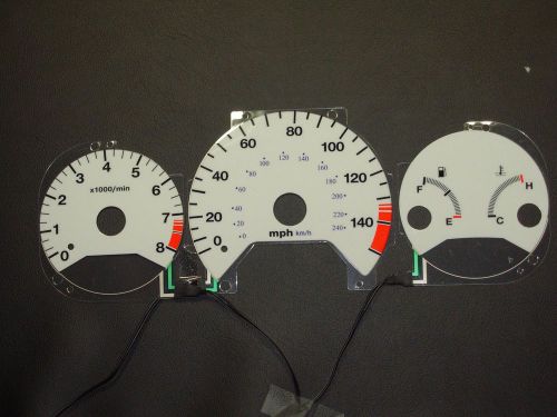 Performax glow gauge face 1998-99 honda accord manual trans el9899am