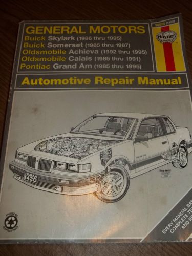 Gm buick olds pontiac haynes automotive repair manual 1985 - 1995 - used book