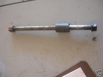 1982 yamaha dt100 dt 100 rear axle assembly - ahrma