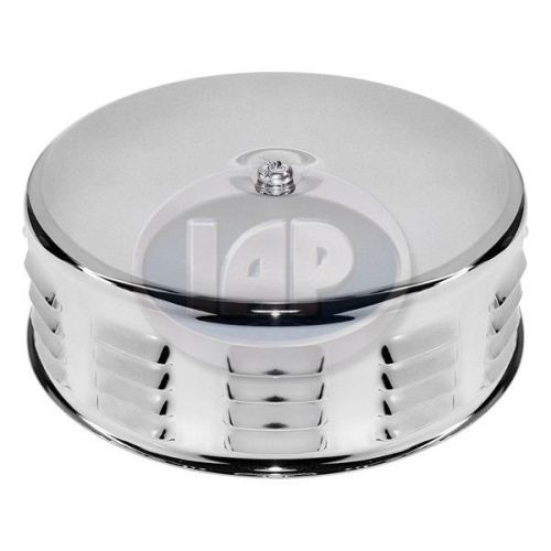 Vw bug ghia buggy bus chrome air cleaner with louvers ac129731