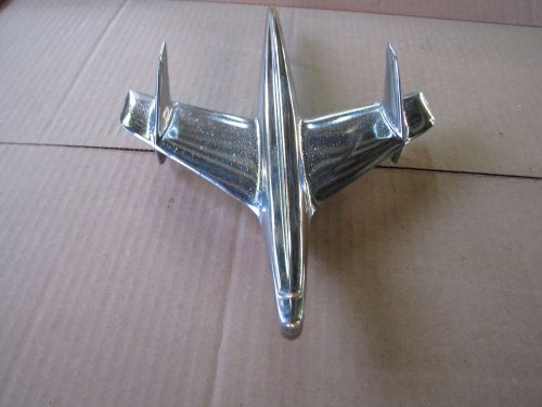 Original 1955 chevrolet belaire hood chrome ornament  v8 2 door hardtop