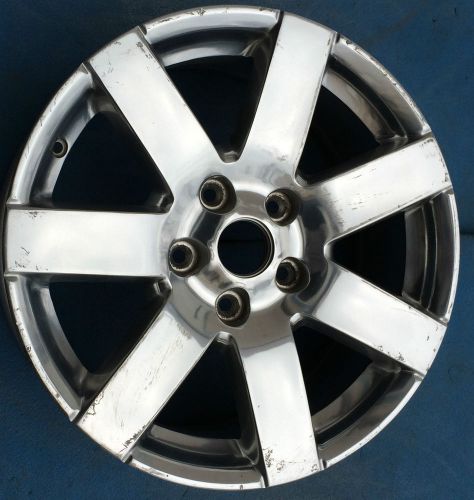 One 18&#034; 12 13 jeep wrangler factory oem wheel rim polished 9115