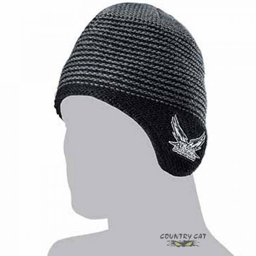 Arctic cat adult size team arctic earflap beanie hat - gray / black - 5253-159