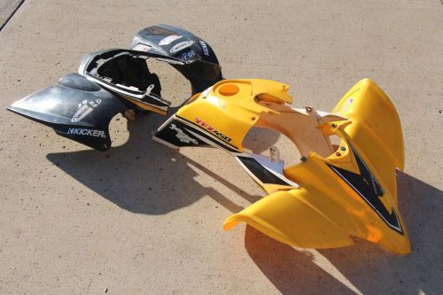 Yamaha yfz450 fenders plastic body front rear yfz 450 2004-2008 yellow black d47