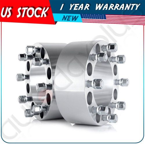 8x6.5&#034; 8 lug 3&#034; wheel spacers 125mm adapters fit dodge ram 2500 3500 dually hd