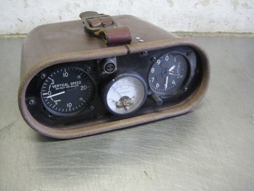 Vintage hot air balloon gauge package pyrometer altitude vertical speed