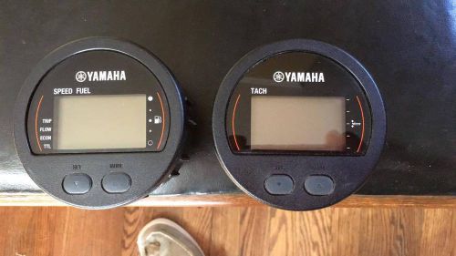 Yamaha command link round 2 gauges 6y8-0e83r-41-00 marine outboard