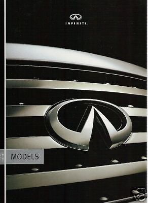 2005 infiniti brochure g35 coupe q45 m35 m45 fx45 qx56