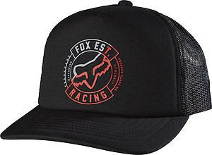 Fox racing slashed mens snapback hat black