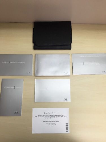 Infiniti qx60 2014 owners manual books w /case oem