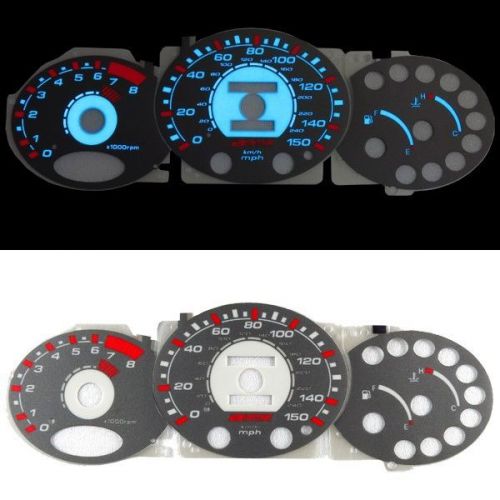 Indiglo glow gauge dash face el cluster for hyundai tiburon 97-99