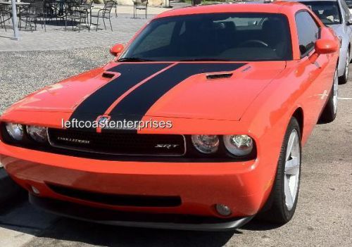 Dodge challenger se,rt,srt black 3d carbon fiber hood stripes,fits 2008-2014 new