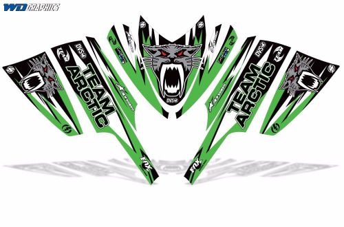 Decal graphic kit arctic cat m series crossfire parts sled snowmobile wrap - ac