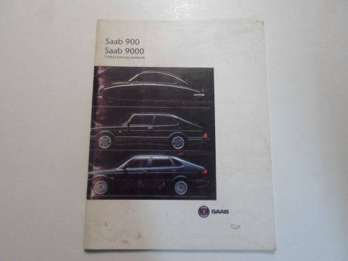 1995 saab 900 9000 product learning workbook manual stained factory oem book 95