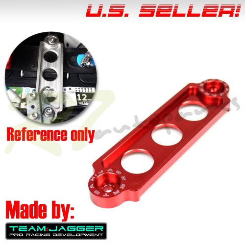 For 90-01 integra dc jdm battery tie down fastener billet aluminum anodize red