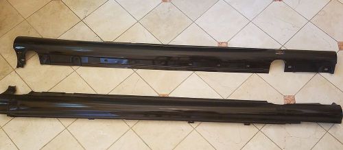 00-06 mercedes s500 amg side skirts oem amg parts (black) off 2002 s500 w220