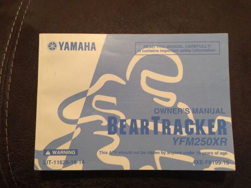 2003 yamaha atv beartracker owners manual