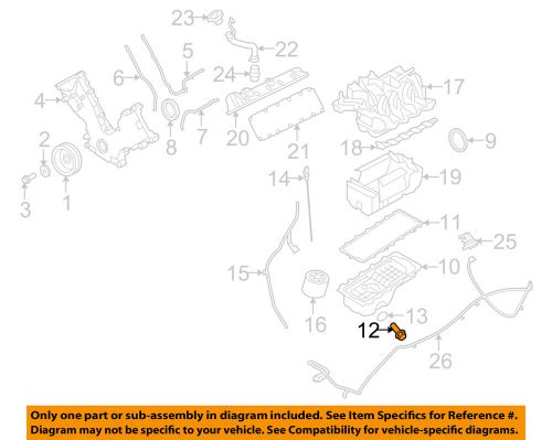 Ford oem-engine oil drain plug f75z6730ba