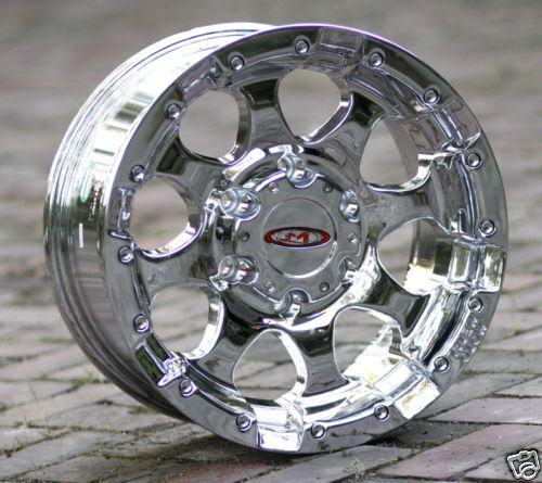 16 inch chrome wheels rims moto metal 955 chevy gmc 1500 trucks 6 lug 6x5.5