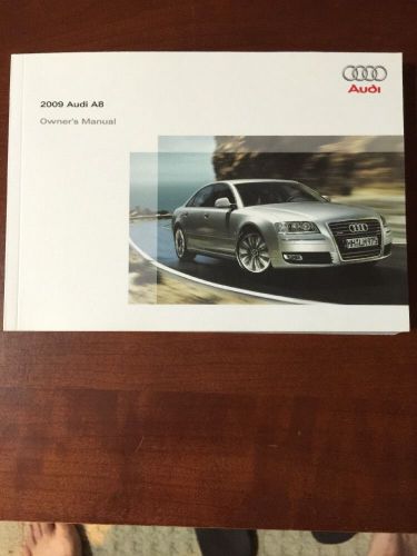 2009 audi a8 original owners manual