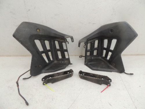 2011 06-14 honda trx 250ex trx250ex left right heel guards foot pegs brackets e