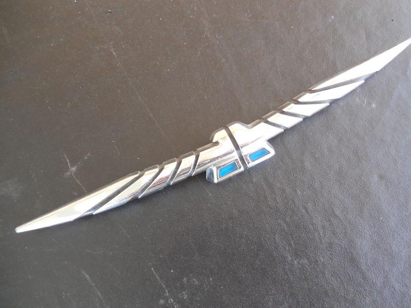 Thunderbird grill emblem, all pins intact, very good condition