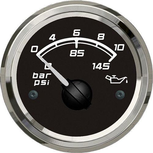 New autometer fuel pressure gauge for boat 12v/24v 0-10bar marine free shipping