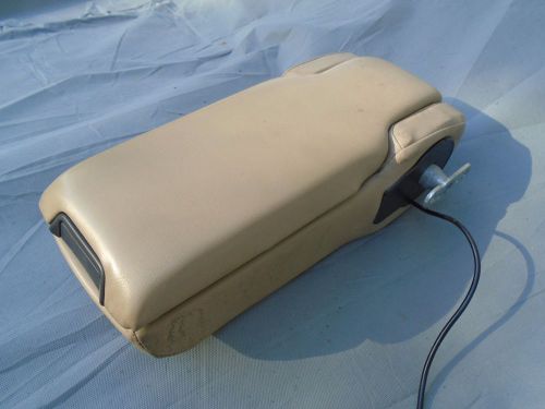 Mercedes w124 94-95 center arm rest storage box console, beige 300e 300ce 400e