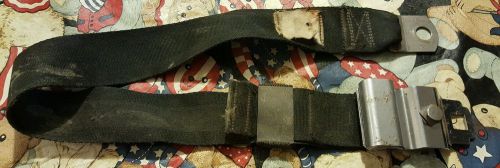 1970 1971 corvette seat belt black male original 70 71