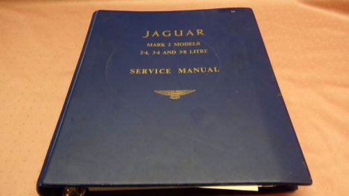 1970&#039;s jaguar mark 2 models auto service manual 2.4 3.4 3.8 liter