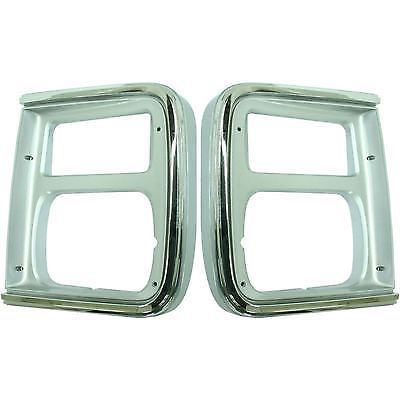 New head light headlight doors headlamp bezels set of 2 left &amp; right side pair