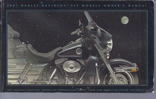 2001  harley davidson  flt  owners manual