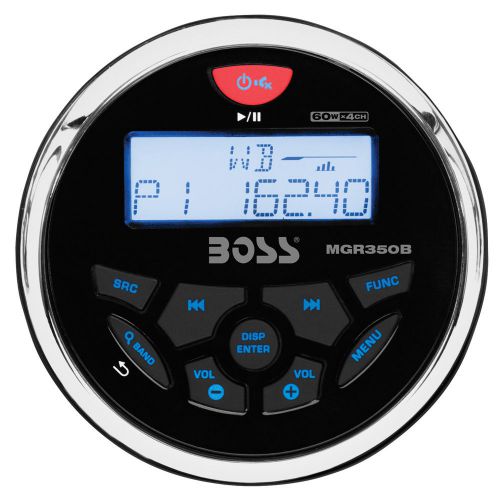 Boss audio mgr350b marine gauge style radio - mp3/cd/am/fm/rds receiver