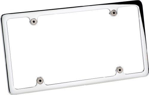 Billet specialties 55120 plain polished license frame