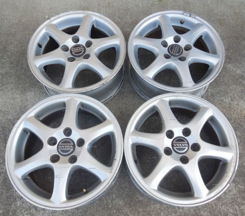 15&#034; 1998 99 00 volvo 70 series 6 spoke expose lug nuts wheels rims