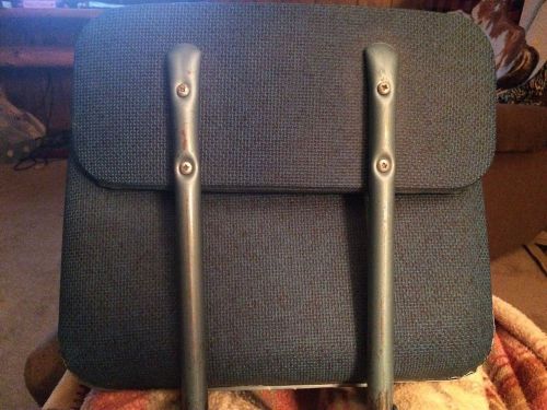 Vintage lot of 2  folding clamp on boat seats, ice fishing, stadium seats great