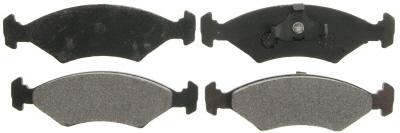 Wagner zx766 brake pad or shoe, front-quickstop brake pad