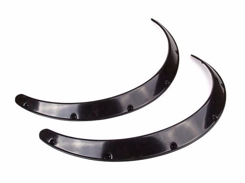 Universal jdm fender flares wheel arch 2 inch (50mm) 2pcs wide set abs plastic