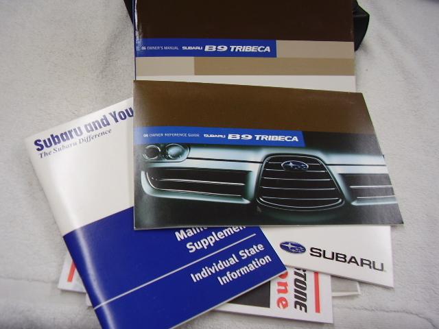 2006  subaru  b9 tribeca  owners manual set    