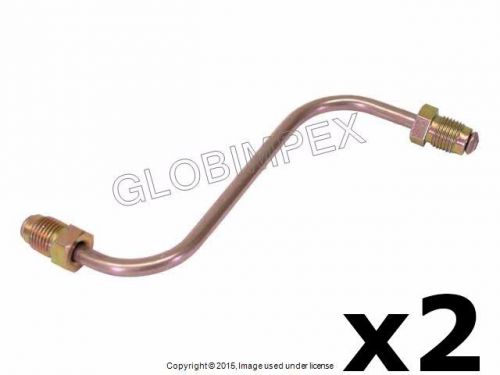 Porsche 911 &#039;75-&#039;89 front l&amp;r brake hose to caliper line set of 2 cohline oem