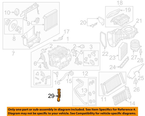 Audi oem 12-16 a7 quattro 3.0l-v6 evaporator heater-drain hose 8k0260113c