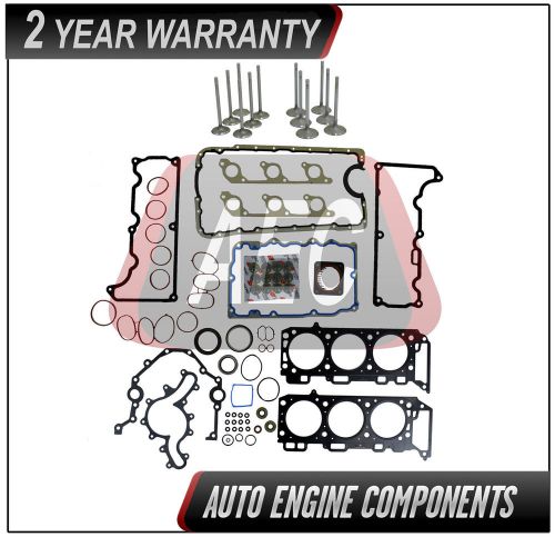 Full gasket set intake &amp; exhaust valve for ford explorer 4.0 l sohc  #jgv026