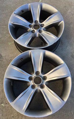 (2) 18&#034; dodge charger challenger wheels rims tires factory oem 2015 2016 2521