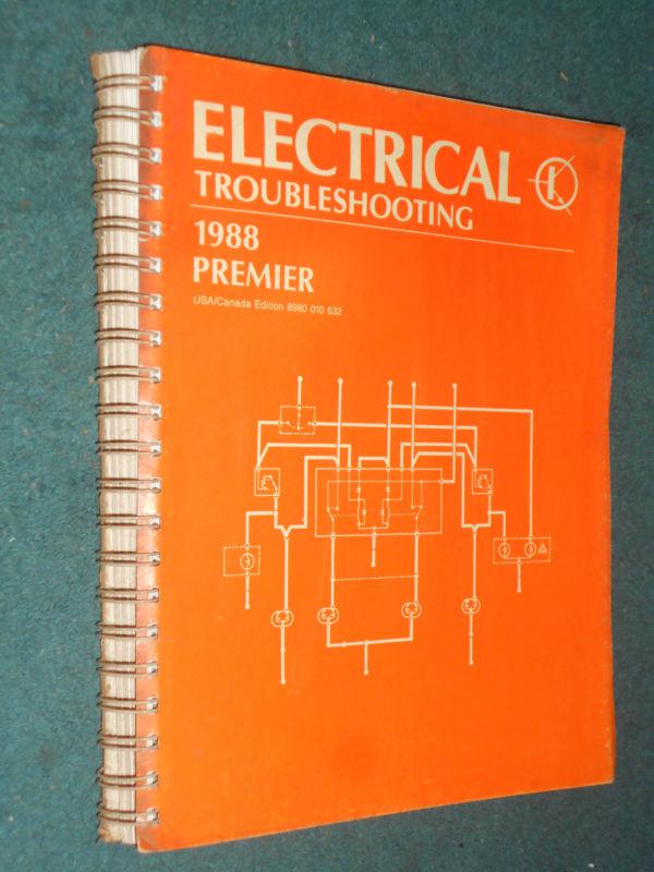 1988 eagle premiere electrical shop manual / original service book