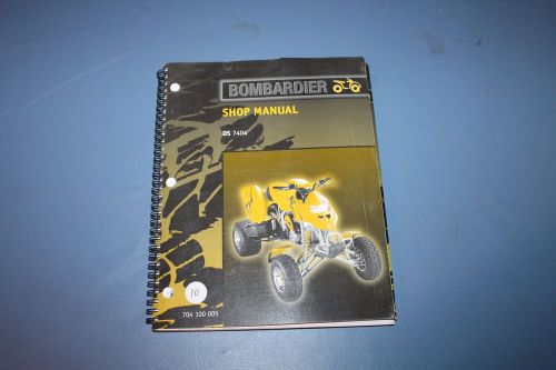 2000 bombardier atv ds 7404 p/n 704 100 005 shop service manual