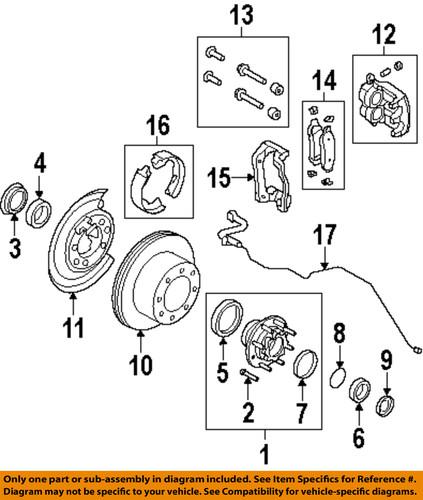 Ford oem f81z1001aa brake-outer bearing gasket